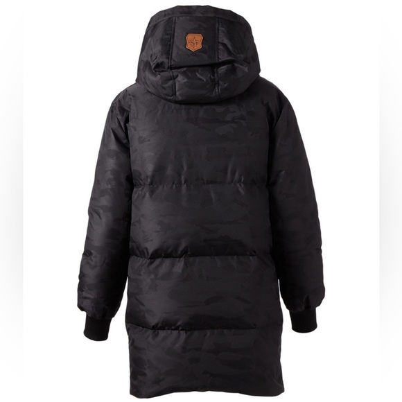 MACKAGE Kandee Down Coat In Monochrome Camo Print - Picture 12 of 15